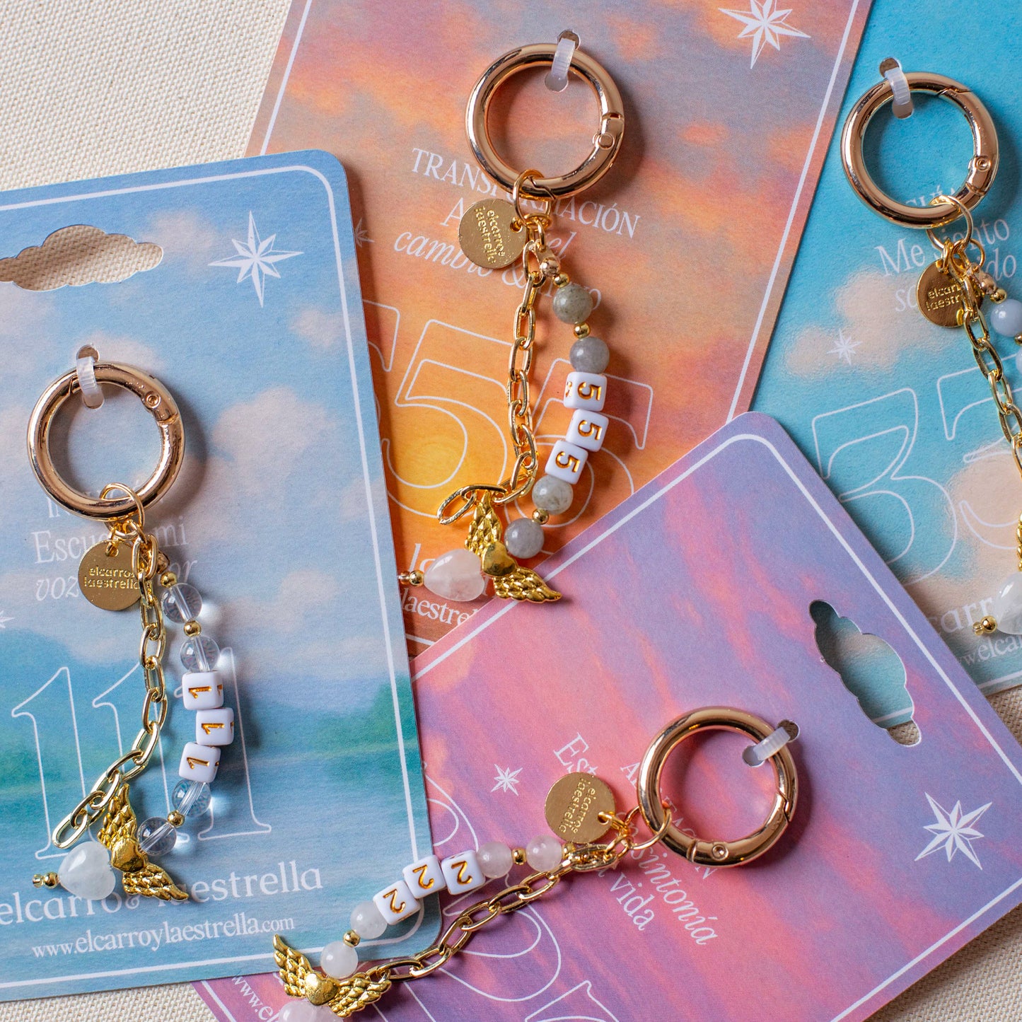 Llaveros Números Maestros